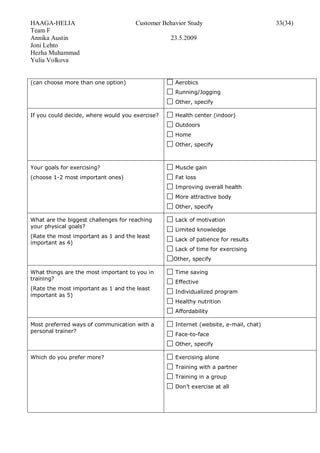 Customer Behavior Report