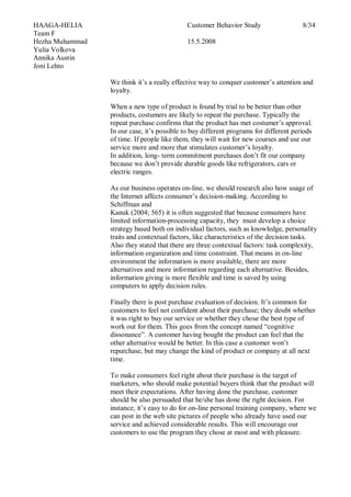 Customer Behavior Report