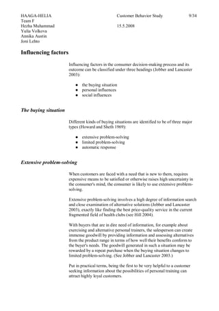 Customer Behavior Report