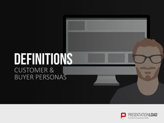 DEFINITIONSCUSTOMER &
BUYER PERSONAS
 