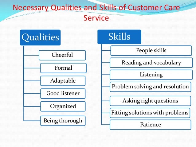 customer service qualities