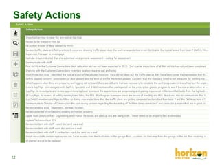 Safety Actions

12

 
