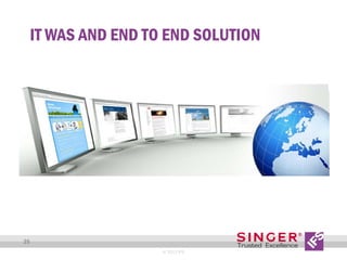 IT WAS AND END TO END SOLUTION

25
© 2013 IFS

 