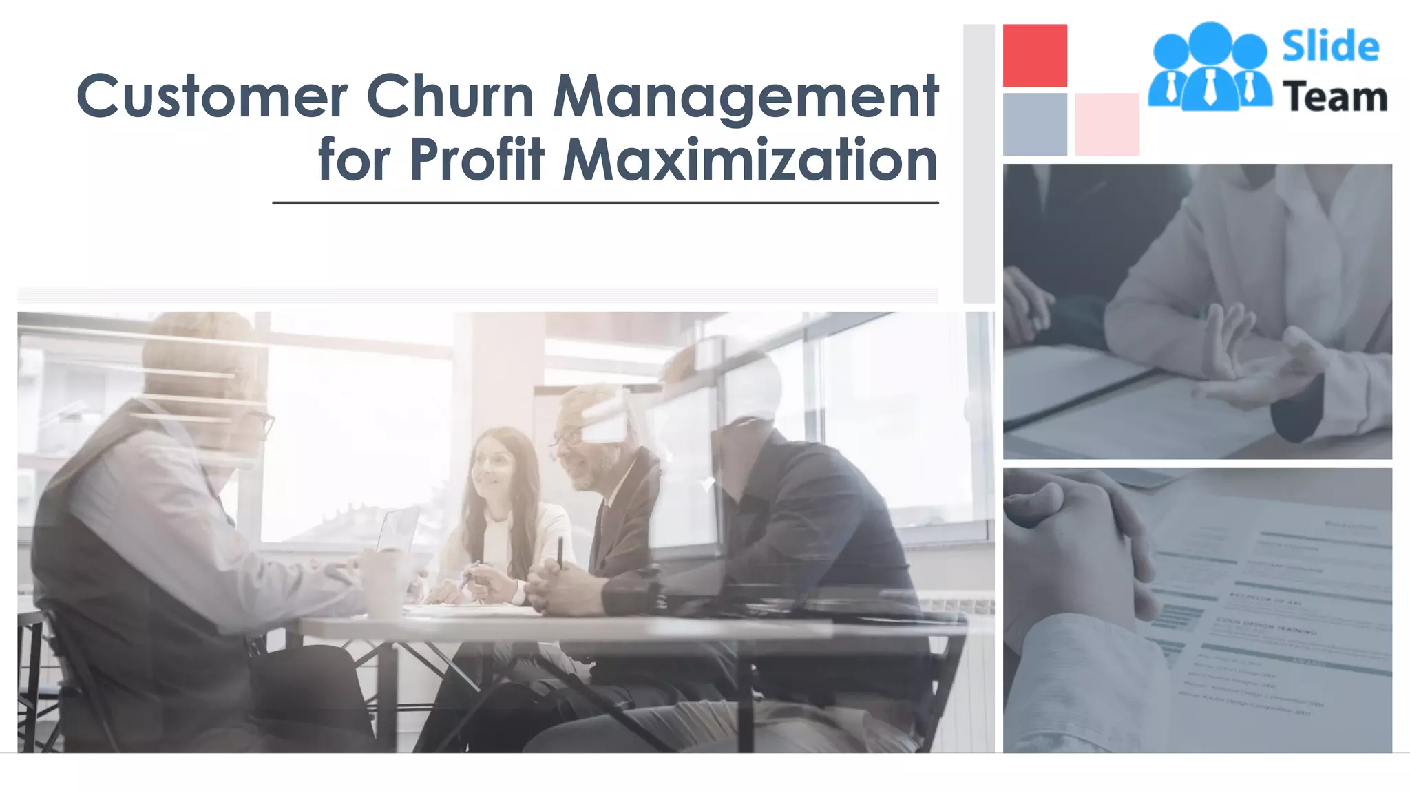 Customer Churn Management
for Profit Maximization
 