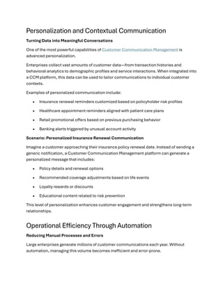 Customer Communication Management: The Strategic Engine for ...