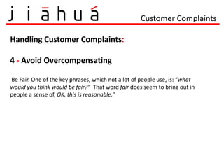 Customer complaints | PPTX