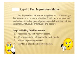 Customer contact skill