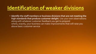 Identification of weaker divisions

 