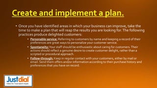 Create and implement a plan.

 