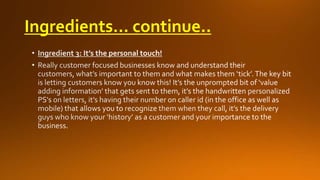 Ingredients… continue..

 