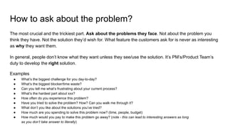 ProductTank #20 Kraków- Customer development, how to validate your ...