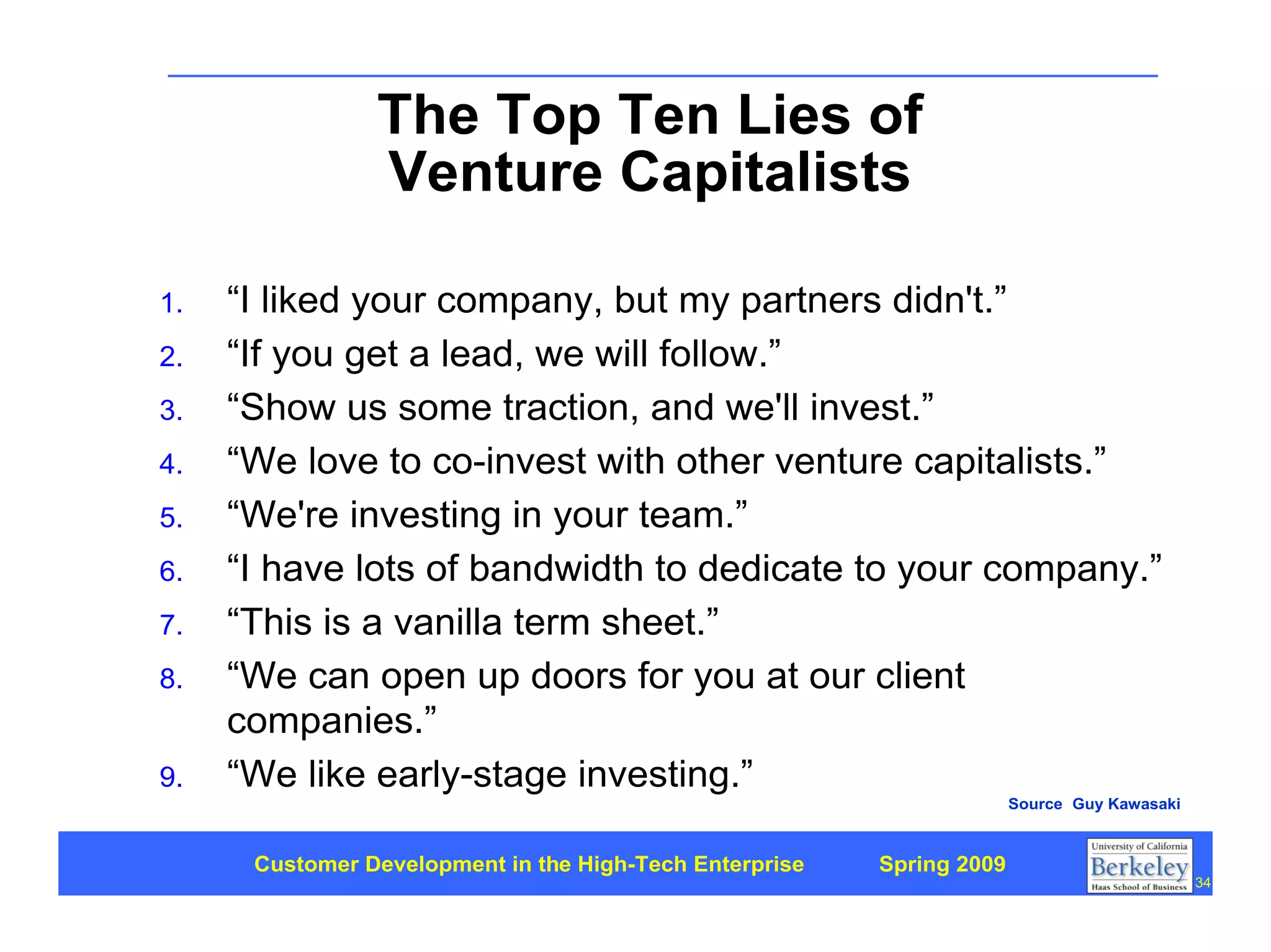 Customer Development 1: Introduction