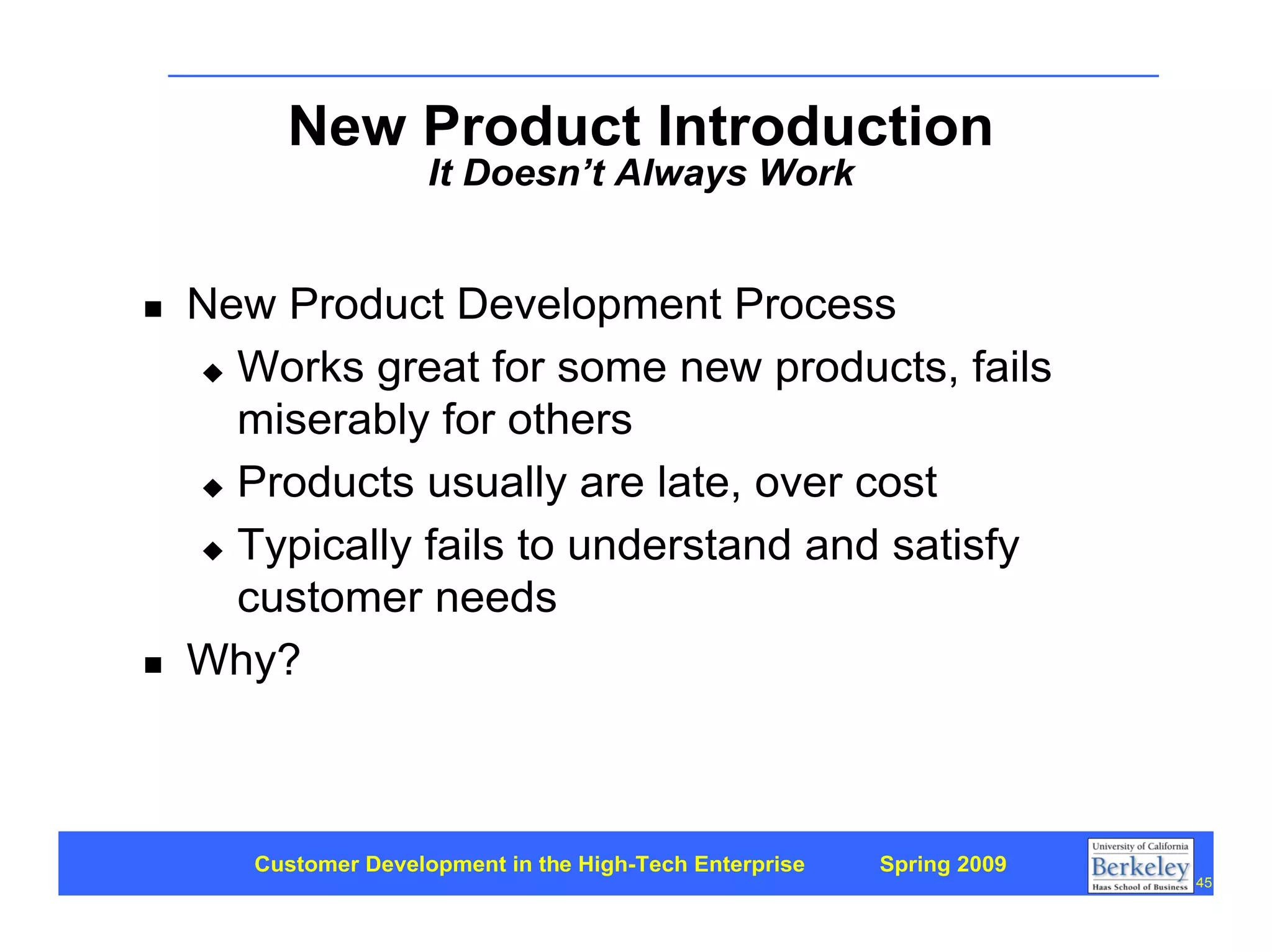 Customer Development 1: Introduction