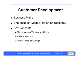 Customer Development 1: Introduction