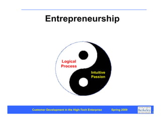 Customer Development 1: Introduction