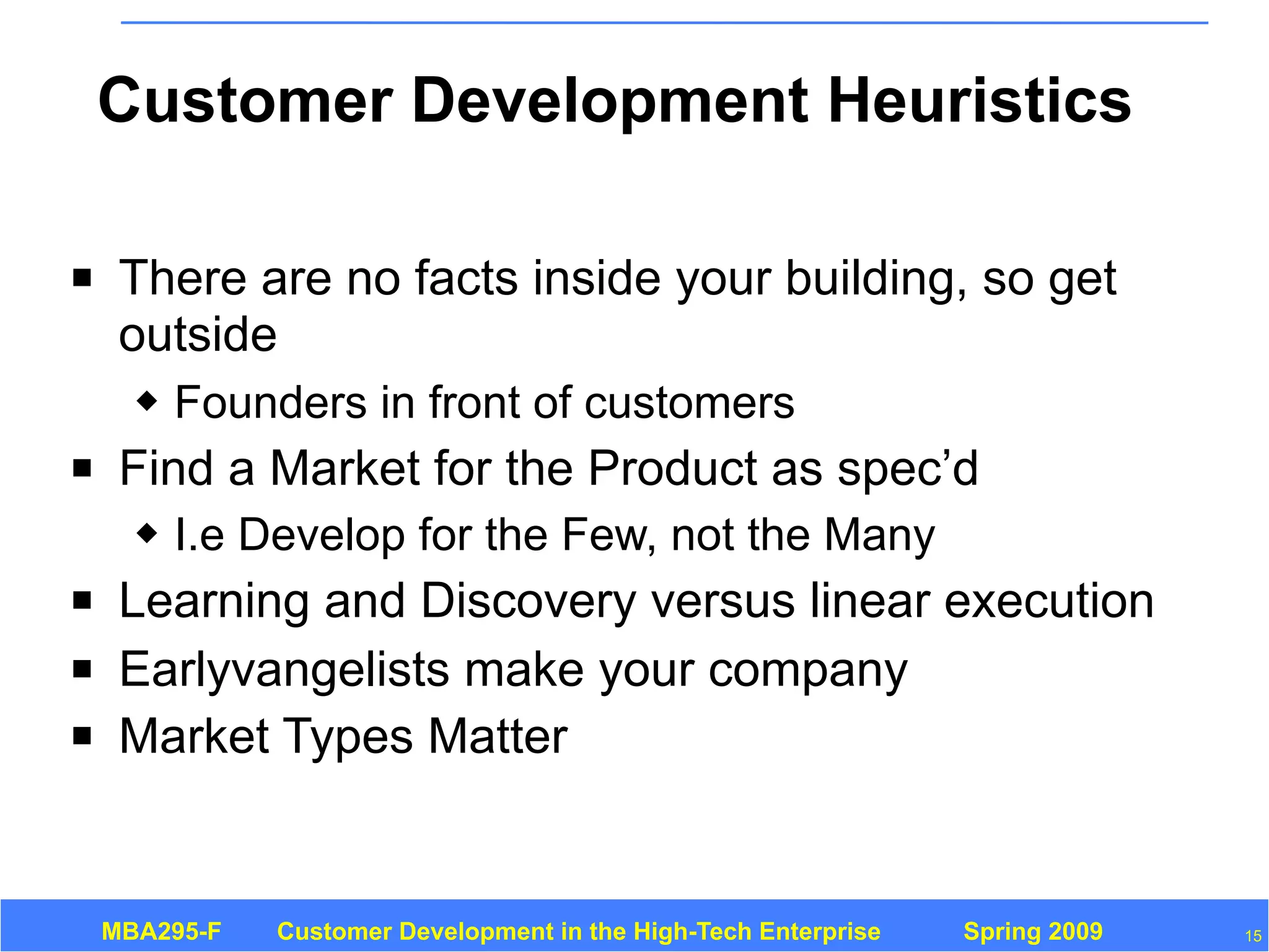Customer Development 3: Introduction