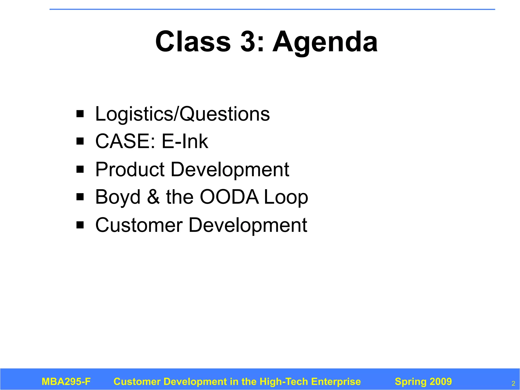 Customer Development 3: Introduction