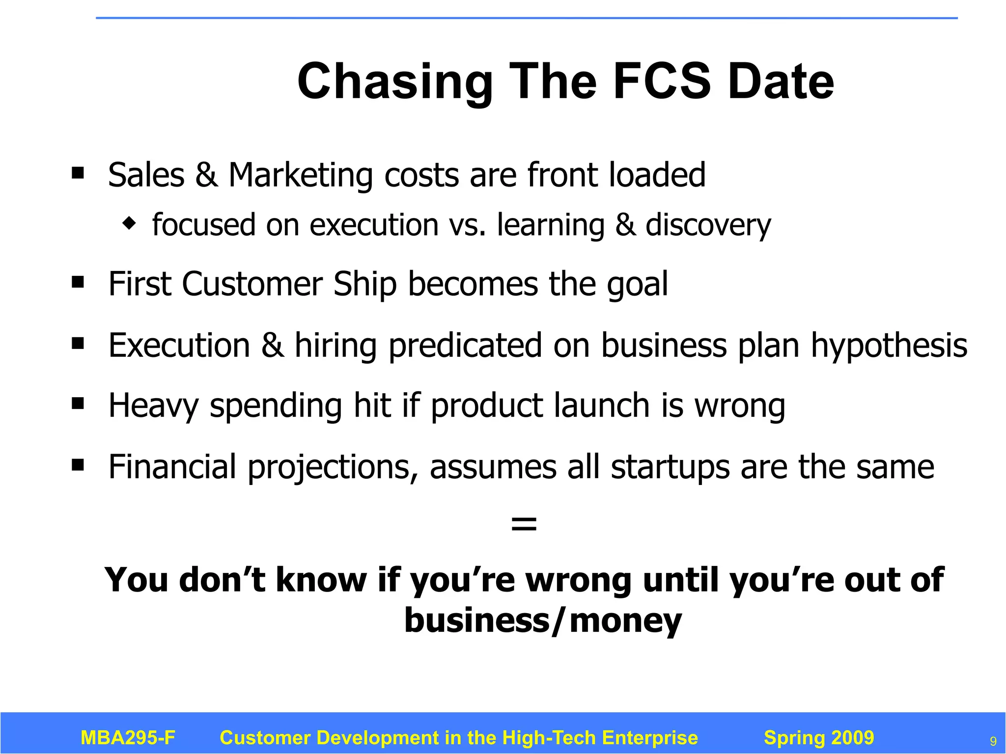 Customer Development 3: Introduction