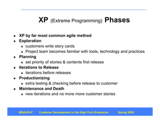 XP                                           Phases
                      (Extreme Programming)


    XP by far most commo...