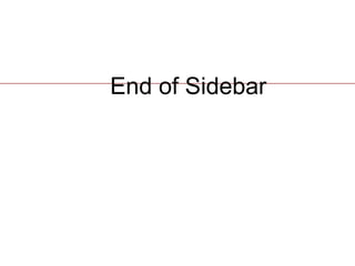 End of Sidebar 