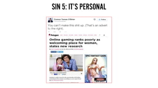 SIN 5: IT’S PERSONAL