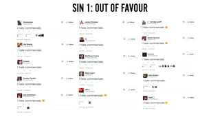 SIN 1: 0UT OF FAVOUR
