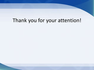 Thank you for your attention!
 