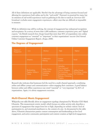 Customer Engagement White Paper