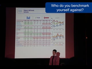 Who do you benchmark
  yourself against?
 