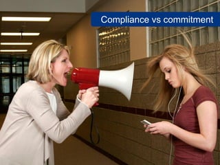 Compliance vs commitment
 