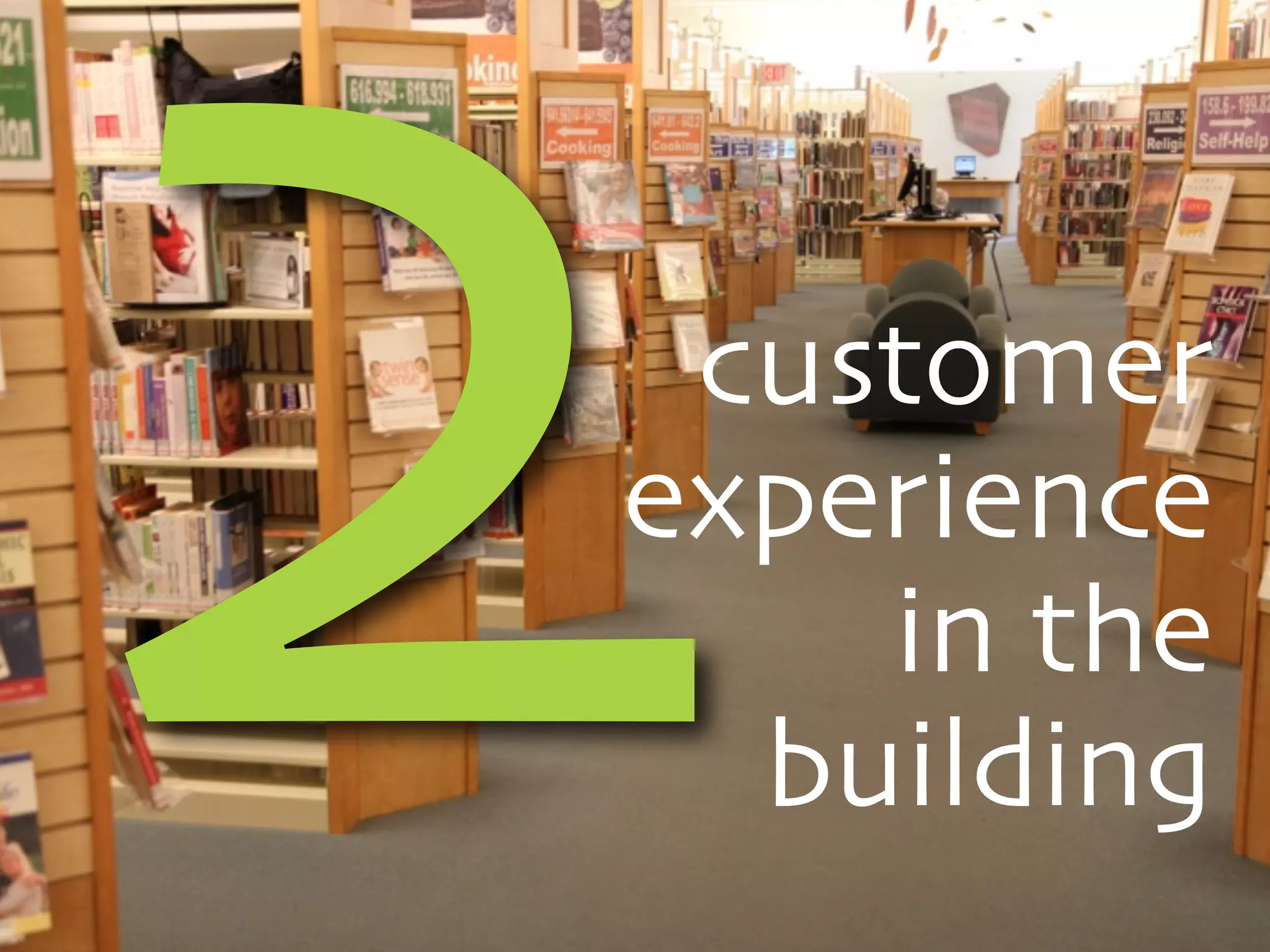 customer
experience
in the
building
2