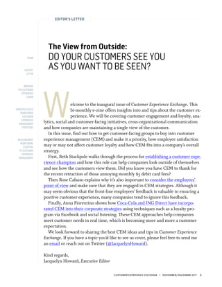 editor’s slug
                          story letter




                    The View from Outside:
         home       Do...