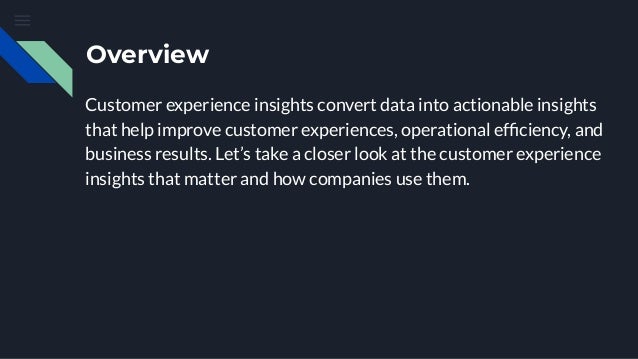 Customer Experience Insights | PDF | Business | Business and Finance