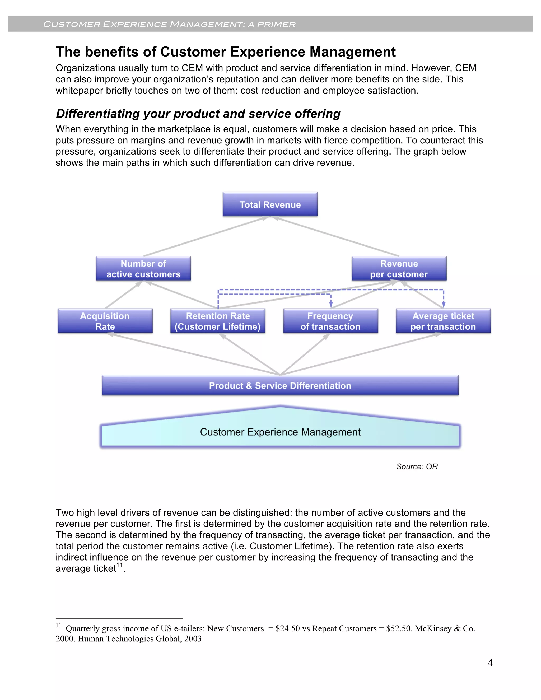 An introduction to Customer Experience Management | PDF