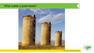 Neuroscience of CEM: Ian Rheeder
What makes a great leader?
 