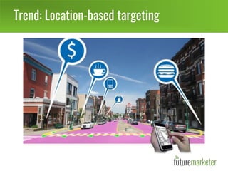 Trend: Location-based targeting
 