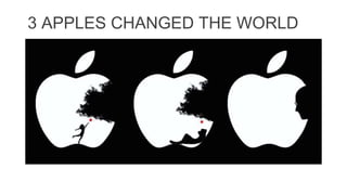 3 APPLES CHANGED THE WORLD
 