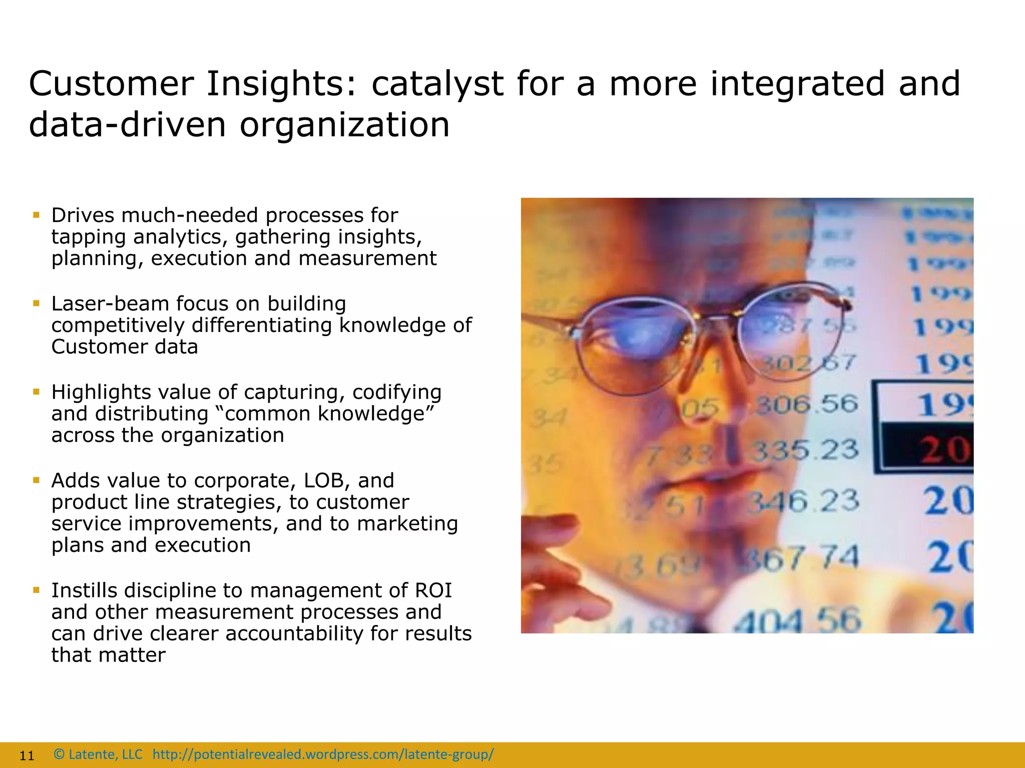 Developing a Customer Insights Strategy