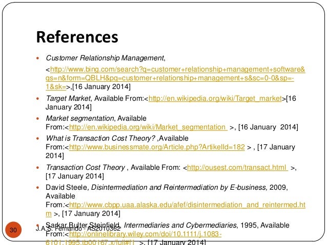 Reintermediation examples
