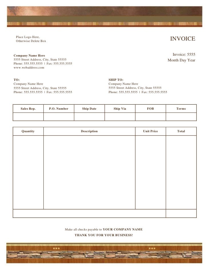 customer invoice copy copy of an invoice