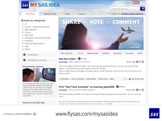www.flysas.com/mysasidea
 