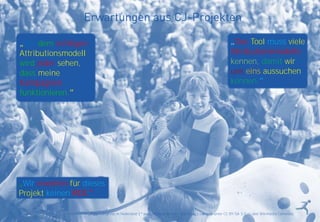 5
Erwartungen aus CJ-Projekten
Langkous in Nederland Nationaal Archief, Den Haag,Lizenziert unter CC BY-SA 3.0 nl über Wikimedia Commons
Das Tool muss viele
Attributionsmodelle
kennen, damit wir
uns eins aussuchen
können.
Mit dem richtigen
Attributionsmodell
wird jeder sehen,
dass meine
Kampagnen
funktionieren.
Wir erwarten für dieses
Projekt keinen
 