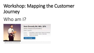 Workshop: Mapping the Customer
Journey
Who am I?
 