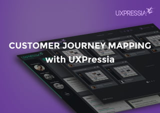 CUSTOMER JOURNEY MAPPING
with UXPressia
 