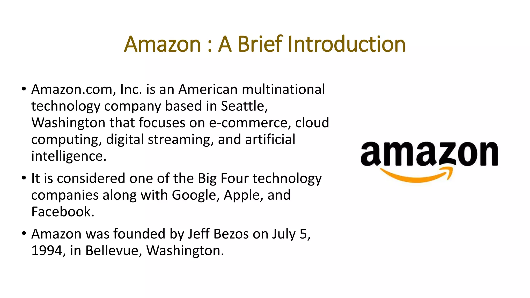 Customer life cycle - Amazon | PPT