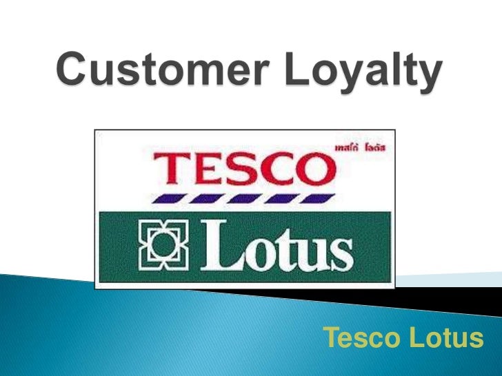 Customer loyalty tesco dissertation