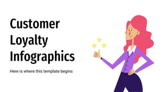 Customer
Loyalty
Infographics
Here is where this template begins
 