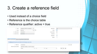 Customer maintainble choice lists | PPTX