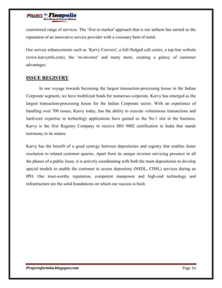 Customer perception towards mutual funds