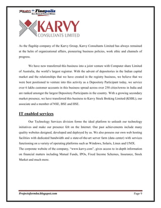 Customer perception towards mutual funds